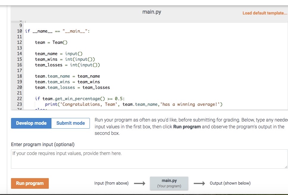Python Complete the Team class implementation. For | Chegg.com