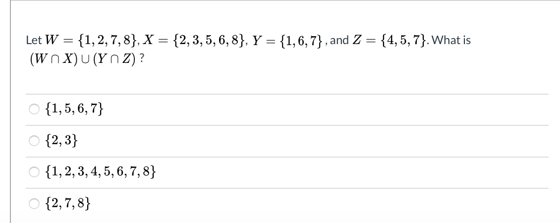 solved-let-w-1-2-7-8-x-2-3-5-6-8-y-1-6-7-chegg