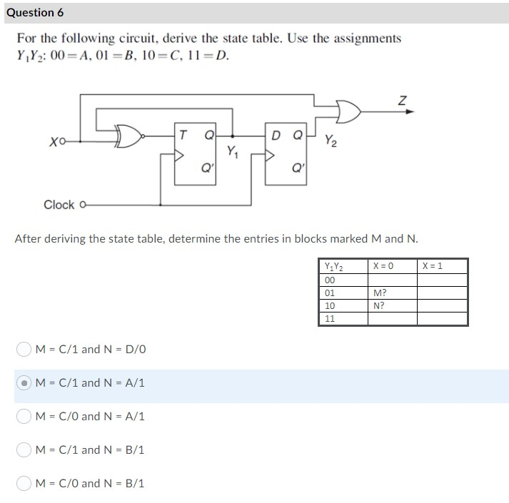 Solved Question 4 A Circuit With Input X And Output Z Has Chegg Com