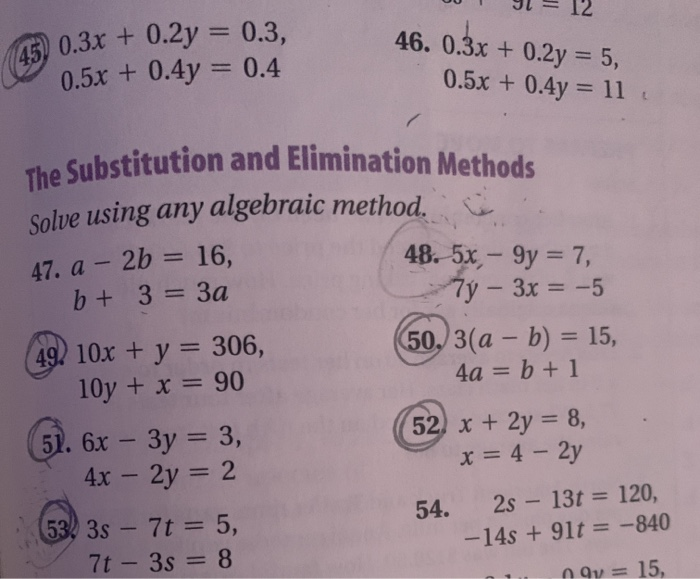 A 0 3x 0 2y 0 3 0 5x 0 4y 0 4 46 0 3x 0 2y 5 Chegg 