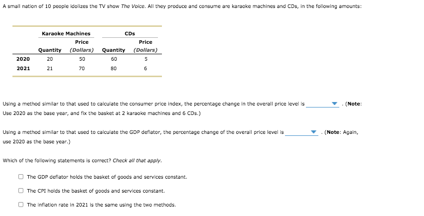 Solved A small nation of 10 people idolizes the TV show The | Chegg.com