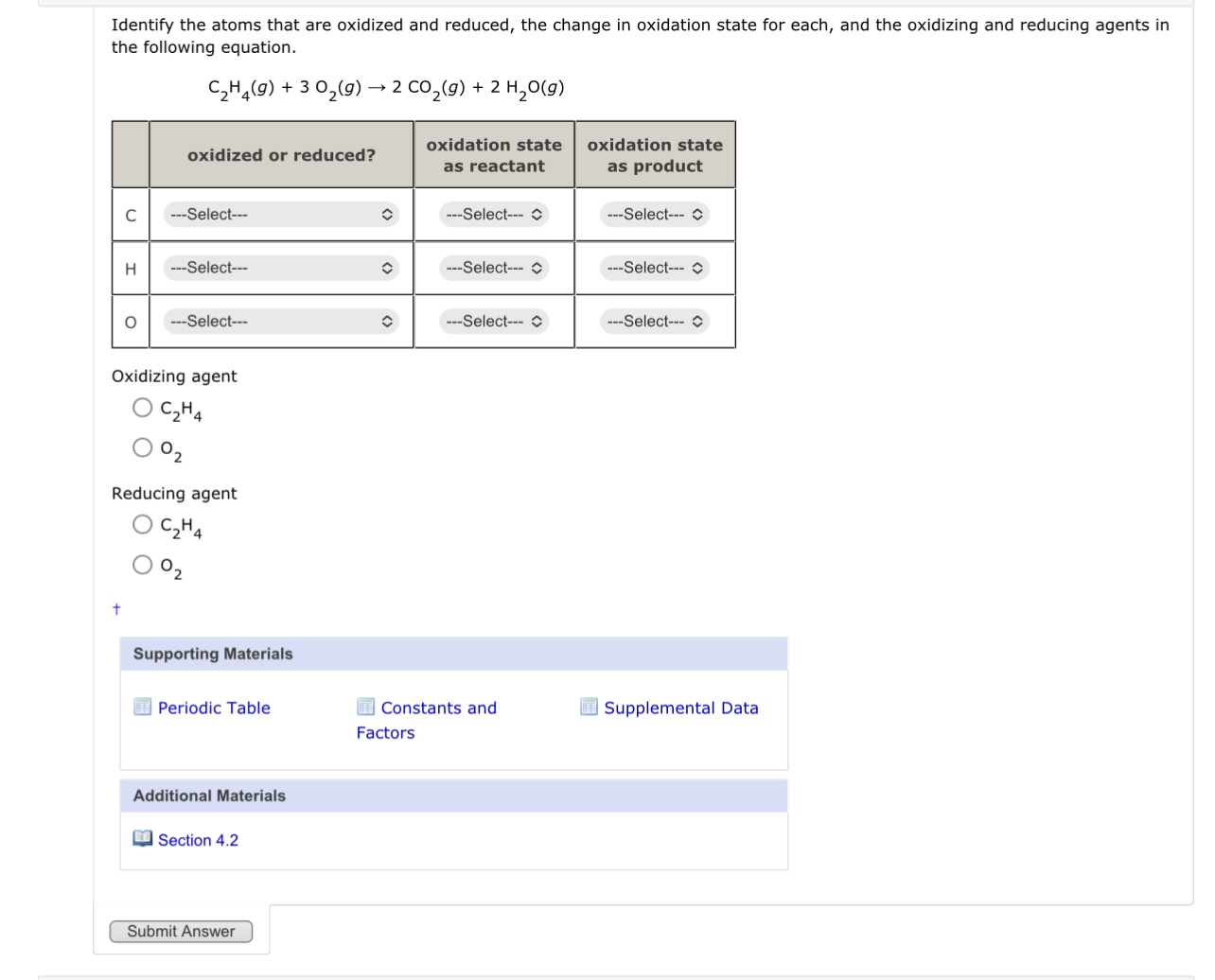 Solved Identify the atoms that are oxidized and reduced the