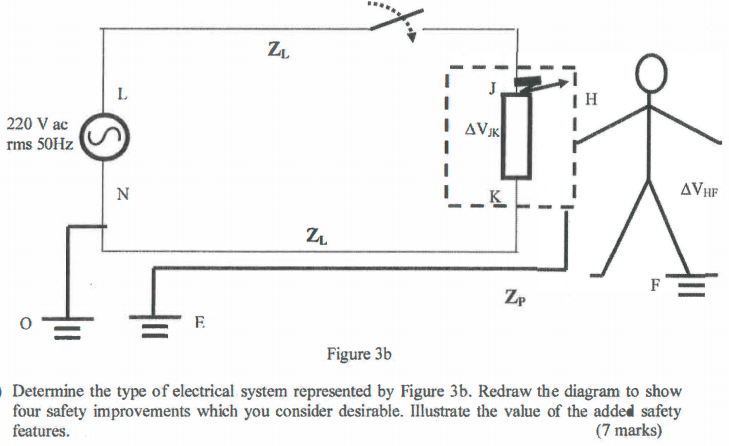 Solved a) Refer to the circuit in Figure 3a, A person A of | Chegg.com