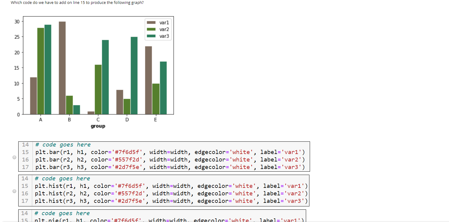 Solved QUESTION 6 10 points Save Ar Given the following code | Chegg.com