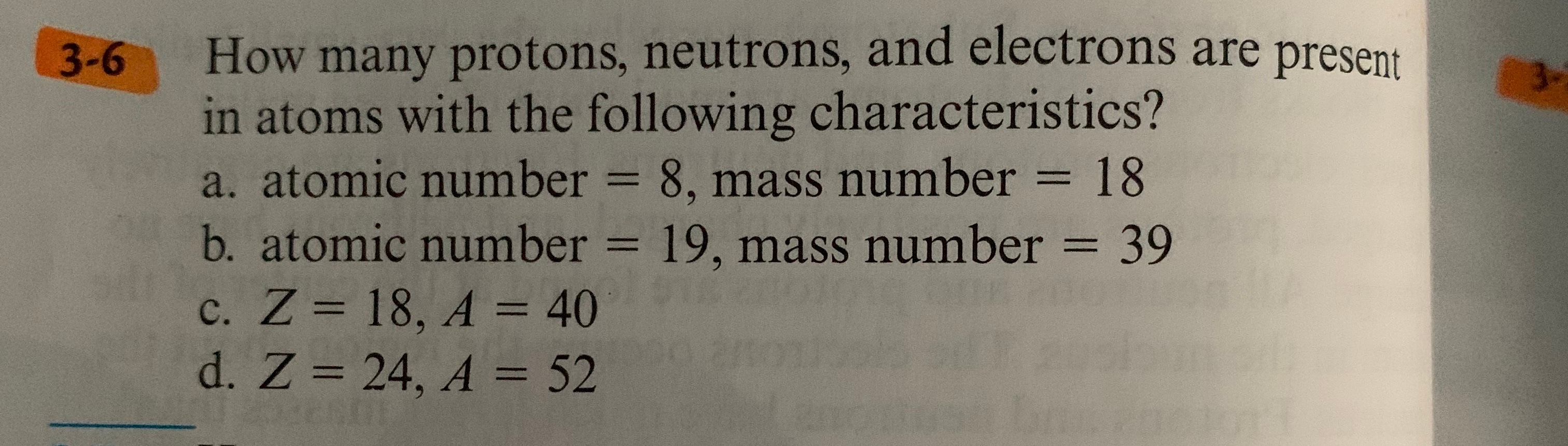 Neutrons, And ... 3-6 Solved: How Many Protons, Electrons Are