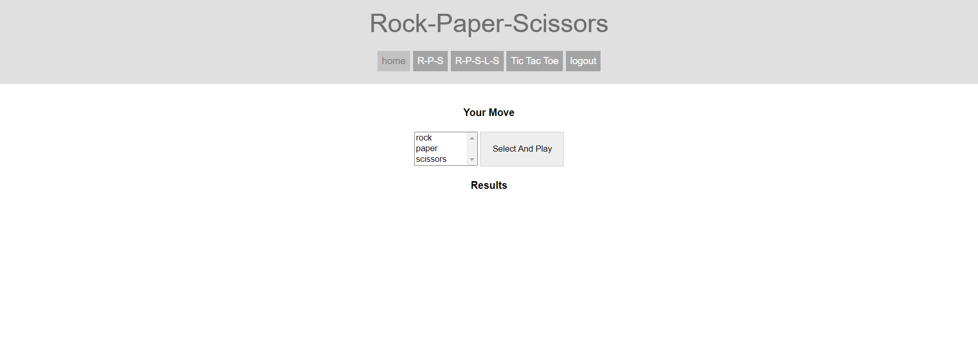 Solved Develop a game of Rock Paper Scissors and Tic Tac Toe | Chegg.com
