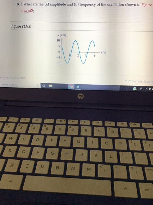Solved what are the ( A) amplitude and (B) frequency of the | Chegg.com