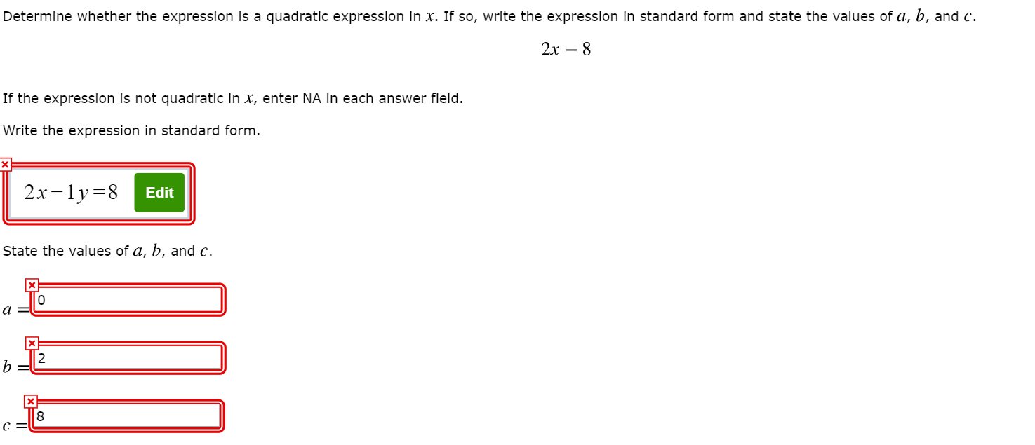 Determine whether the expression is a quadratic  Chegg.com