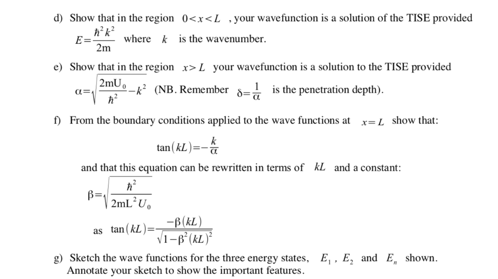 Solved 1. Consider the potential energy function shown in | Chegg.com