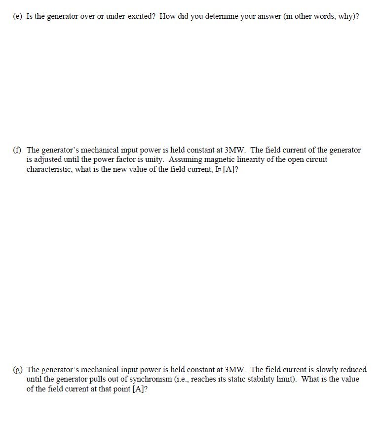 Solved 6. A three-phase Y-connected synchronous generator is | Chegg.com