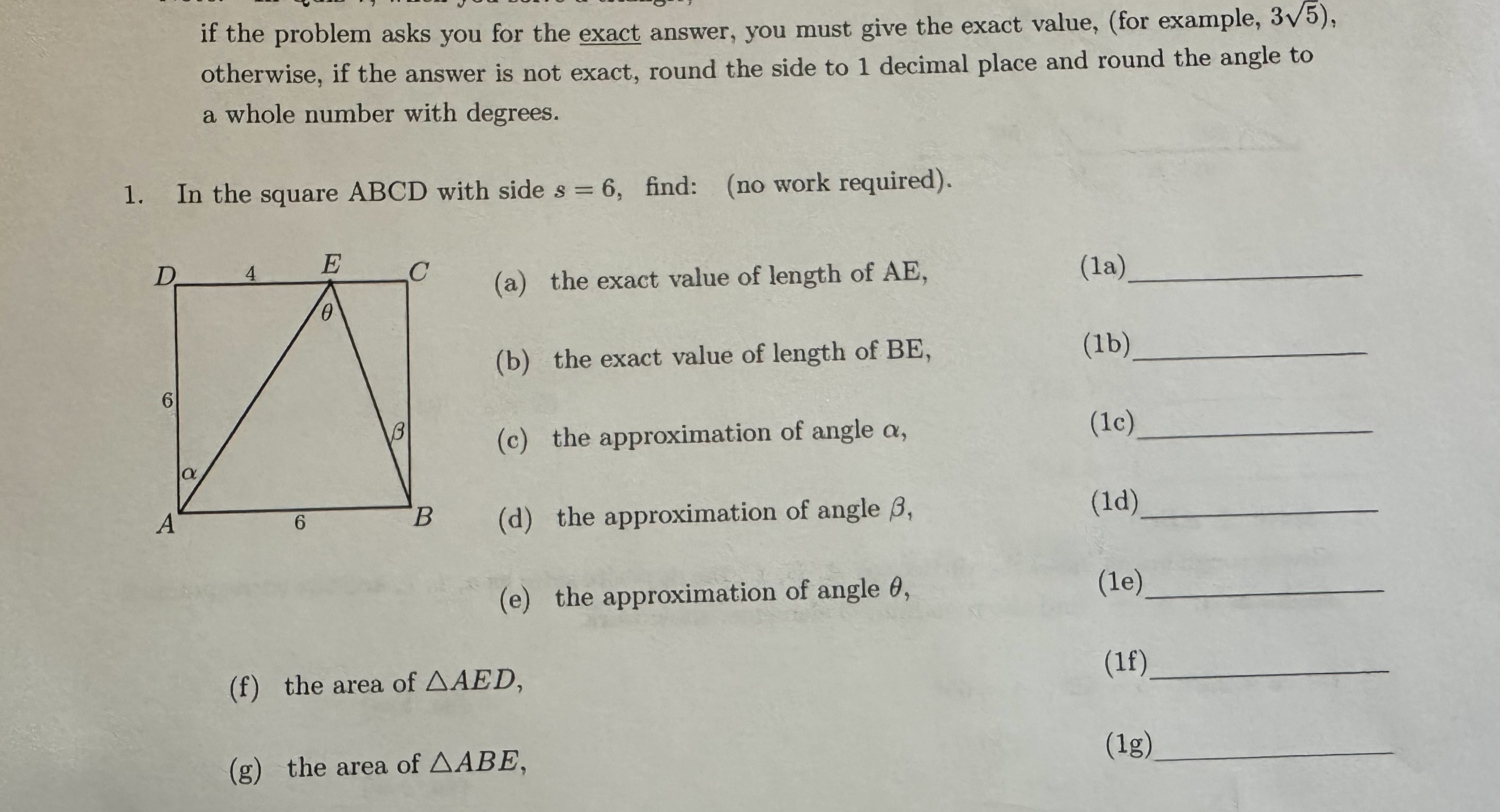 Solved if the problem asks you for the exact answer, you | Chegg.com