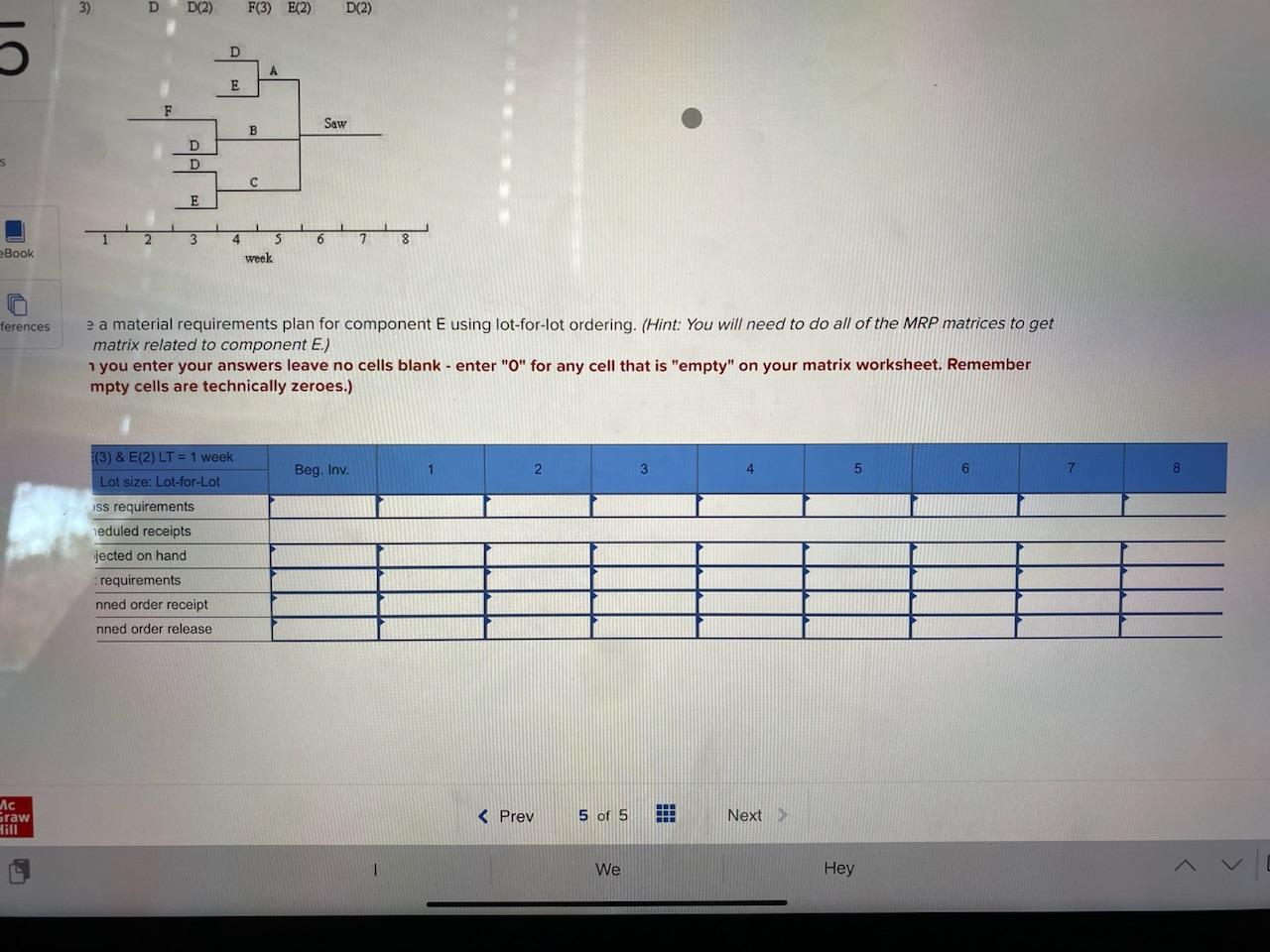 Solved You manage a small assembly line that produces power | Chegg.com