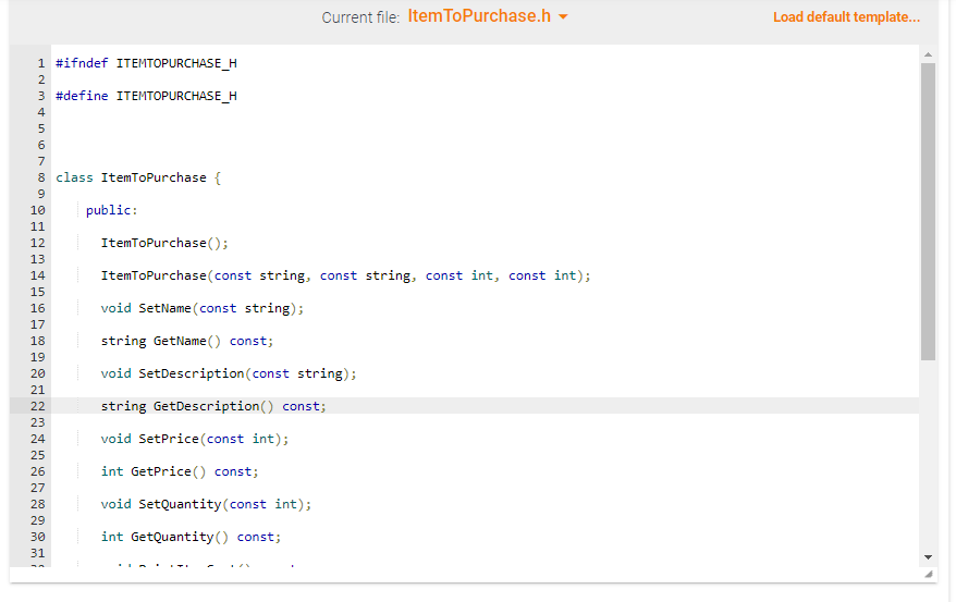 Solved 28.14 LAB*: Program: Online shopping cart (Part | Chegg.com