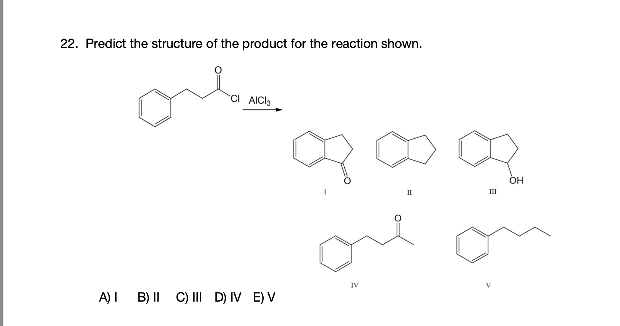 Solved 22. Predict the structure of the product for the | Chegg.com