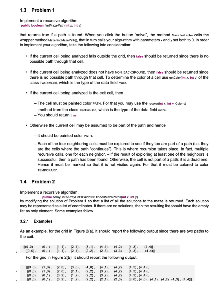 1 Assignment (USE JAVA LANGUAGE TO SOLVE!) The aim of | Chegg.com