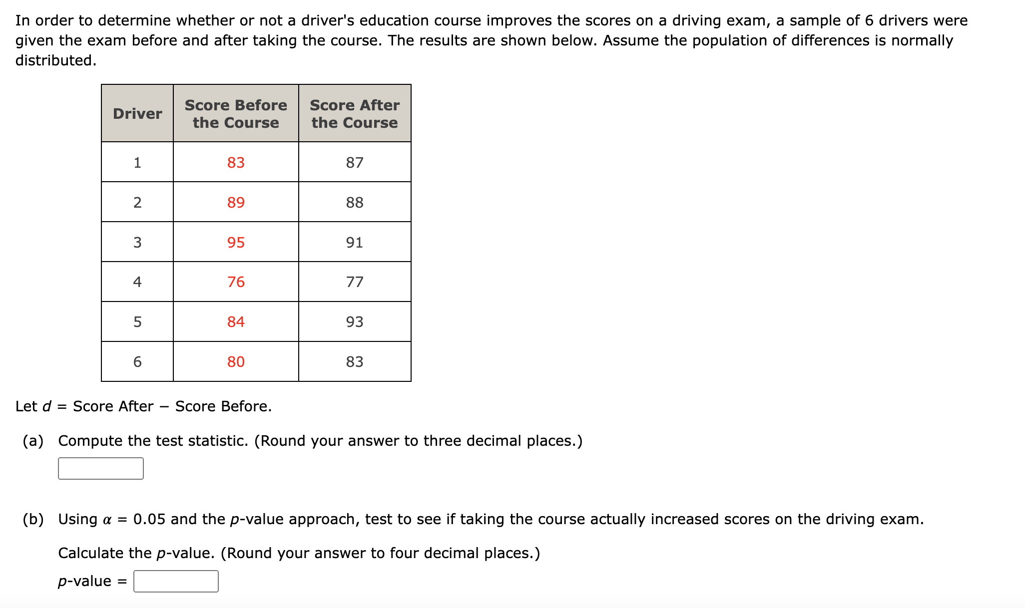 Solved In order to determine whether or not a driver s Chegg