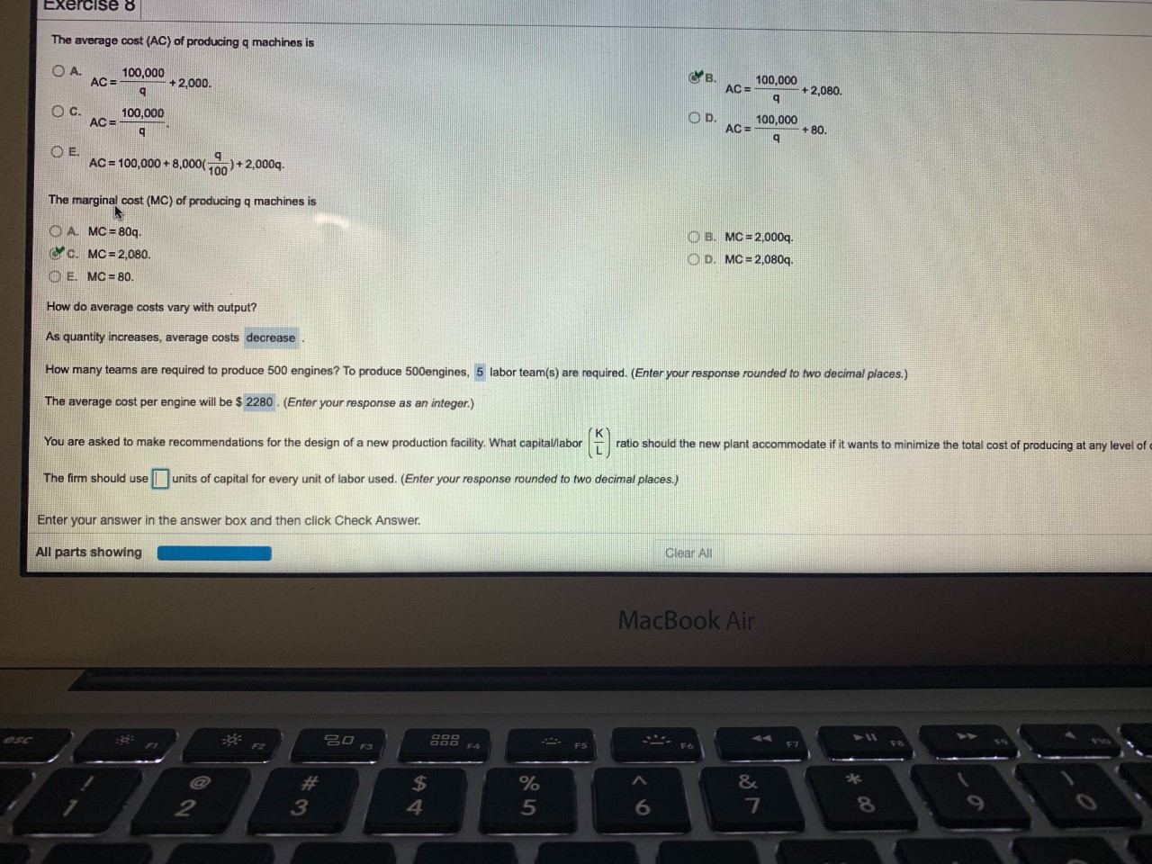 Solved You manage a plant that mass-produces engines by | Chegg.com