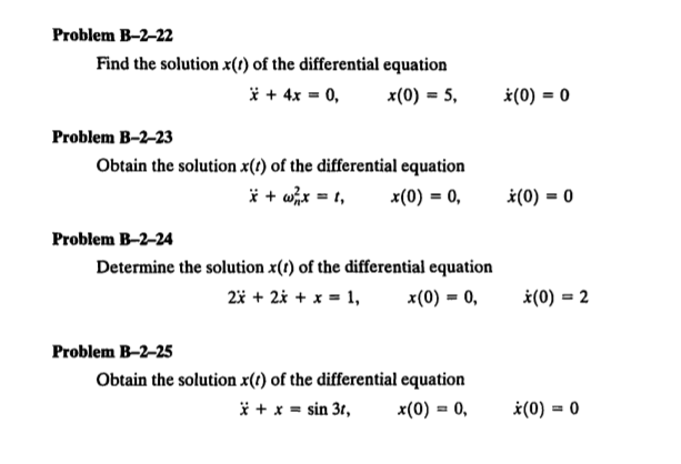 Solved Problem B-2-2 Find The Laplace Transforms Of The | Chegg.com