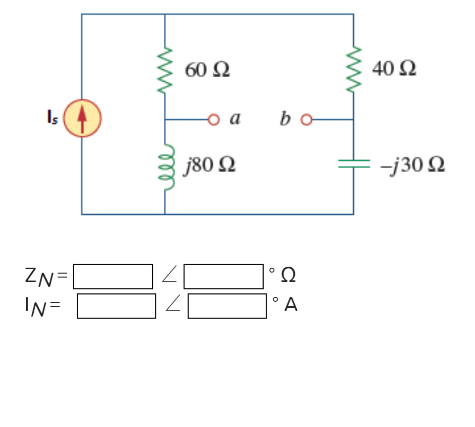 Solved For The Circuit Shown In The Figure Below Find 