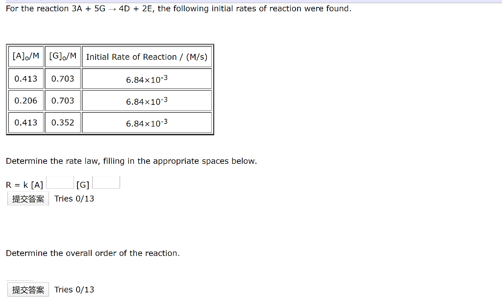Solved Answer the following questions based on the reaction | Chegg.com