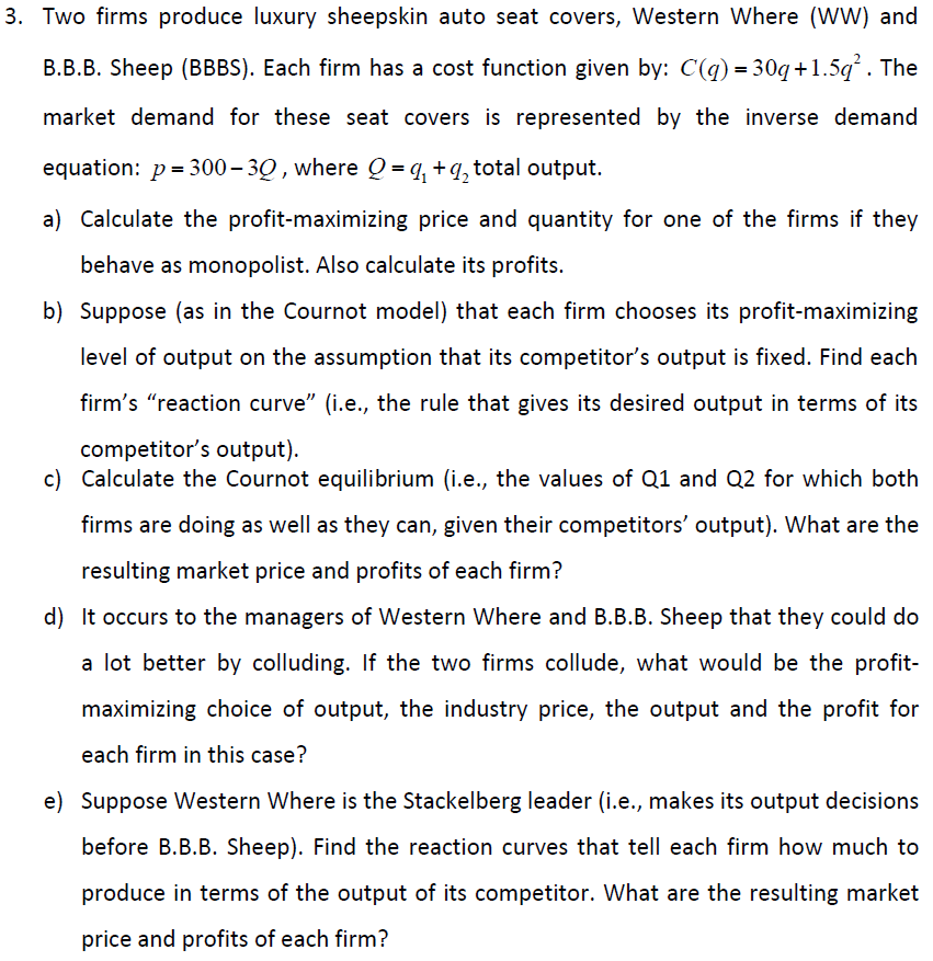 Solved Please post the full answer of all parts a,b,c,d,e. | Chegg.com