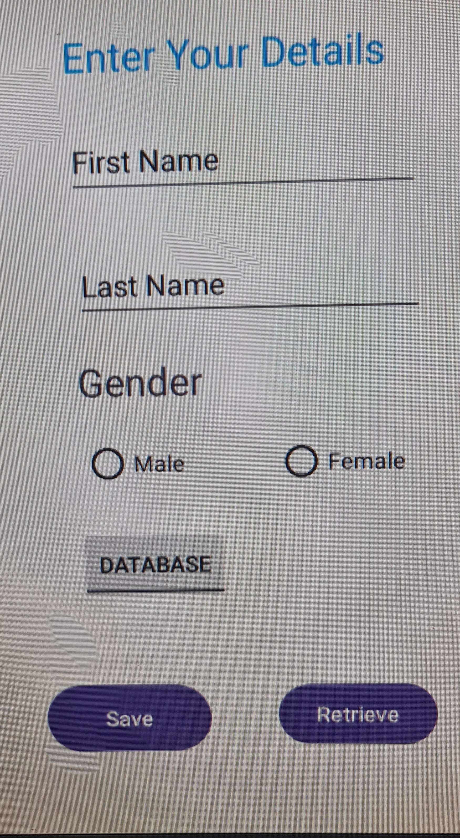 Solved Add The Code For The Database Class Here. Remember | Chegg.com