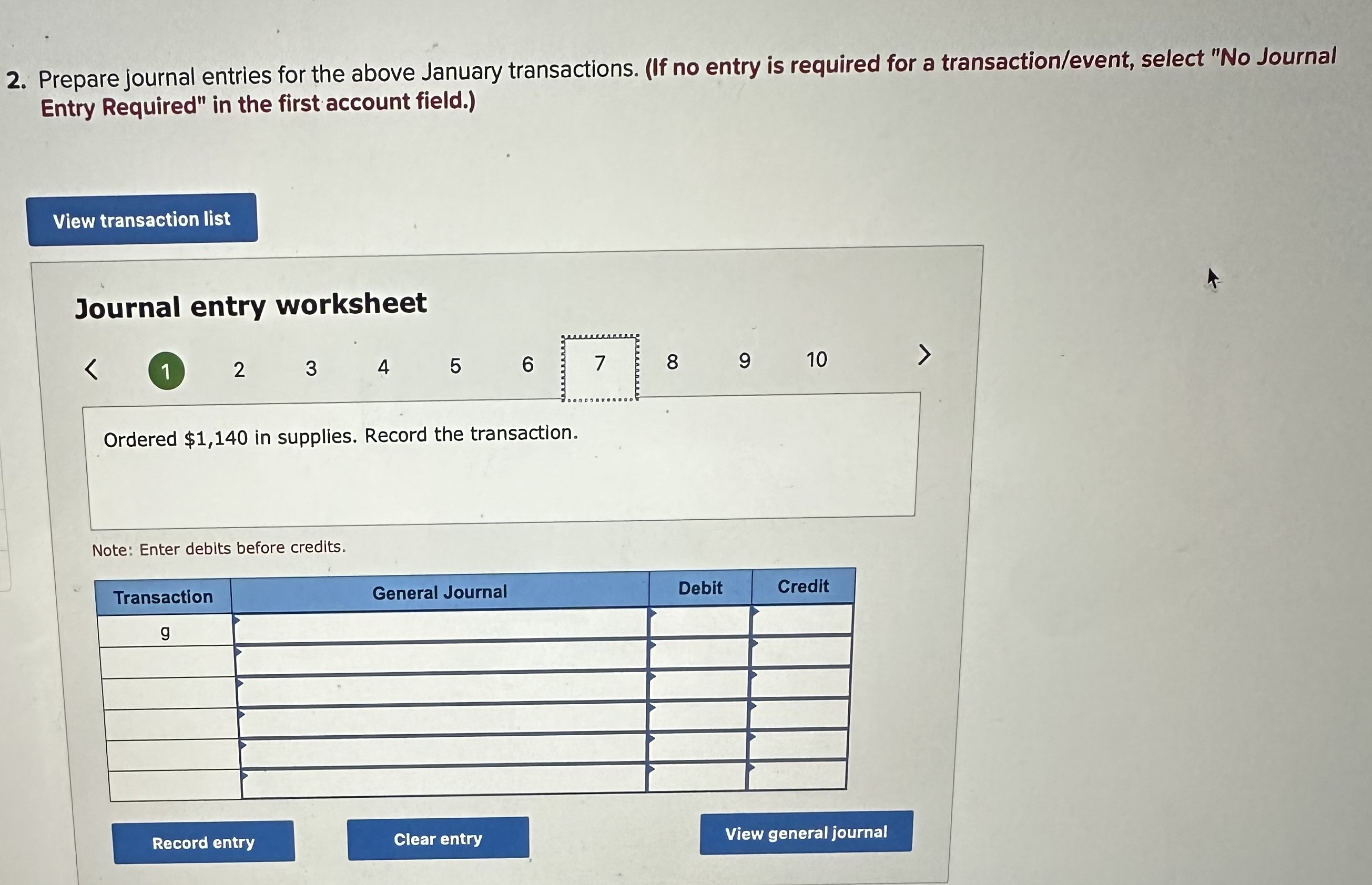 Solved 2. Prepare journal entries for the above January | Chegg.com