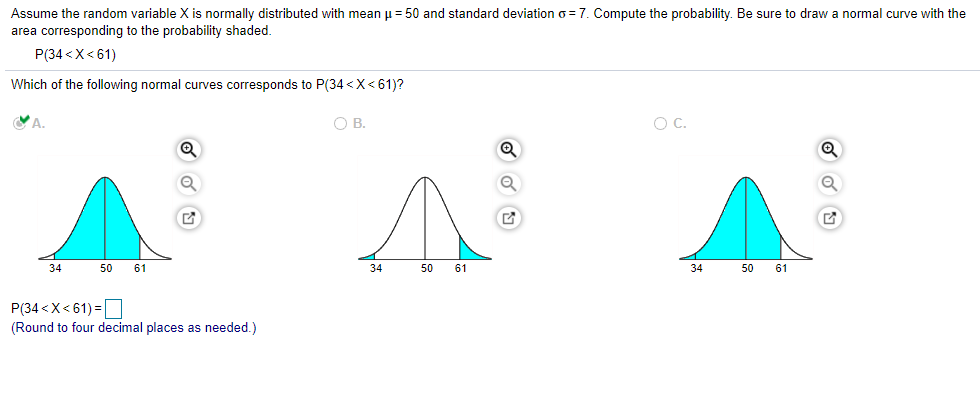 Solved Assume the random variable X is normally distributed | Chegg.com