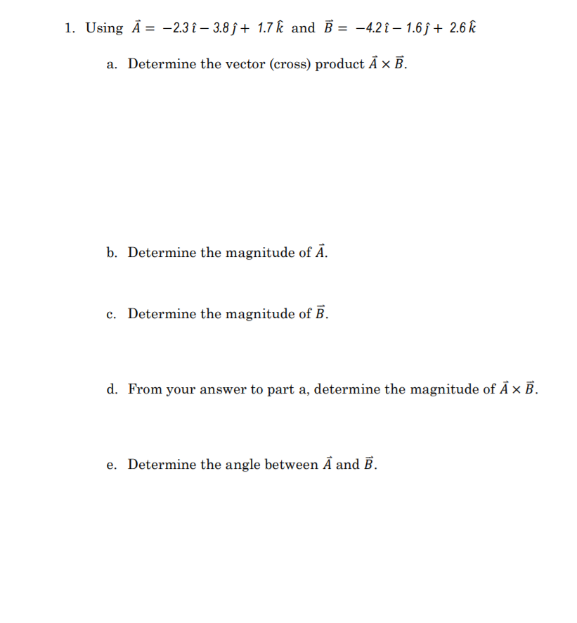 Solved 1 Using ă 2 3 I 3 8 ſ 1 7 A And B 4 2 I Chegg Com