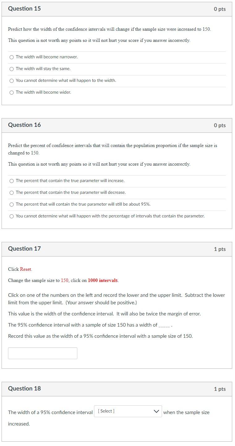 Solved Question 11 1 pts What proportion of the 95% | Chegg.com