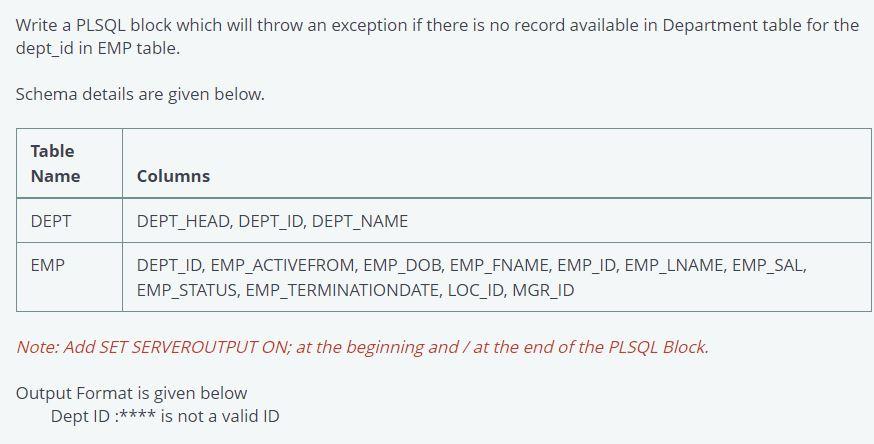 Solved We have a task where 4 PLSQL puzzle need to solve. | Chegg.com