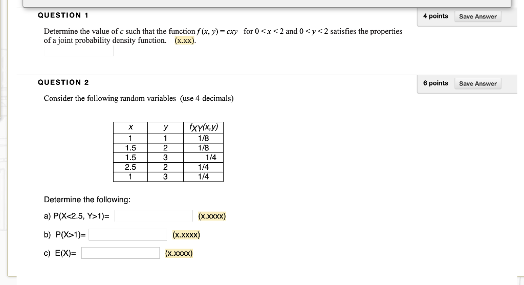 Solved QUESTION 1 4 points Save Answer Determine the value | Chegg.com
