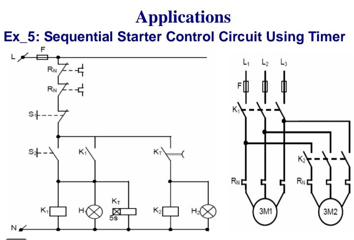 Solved Applications Ex_5: Sequential Starter Control Circuit | Chegg.com