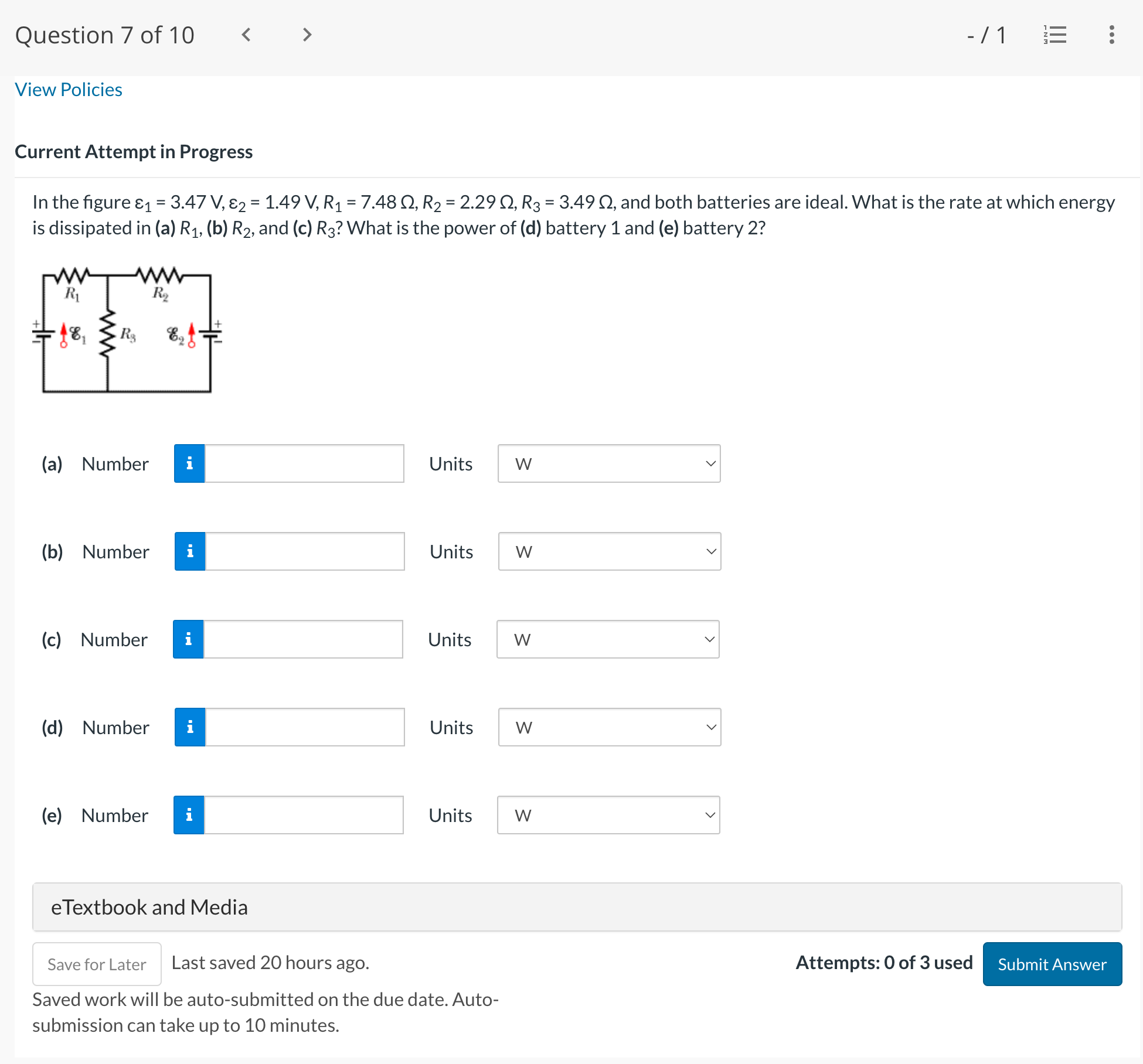 Current Attempt in Progress In the figure ε1=3.47 | Chegg.com