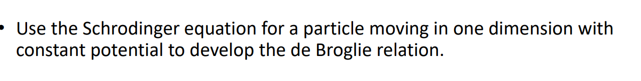 Solved • Use the Schrodinger equation for a particle moving | Chegg.com