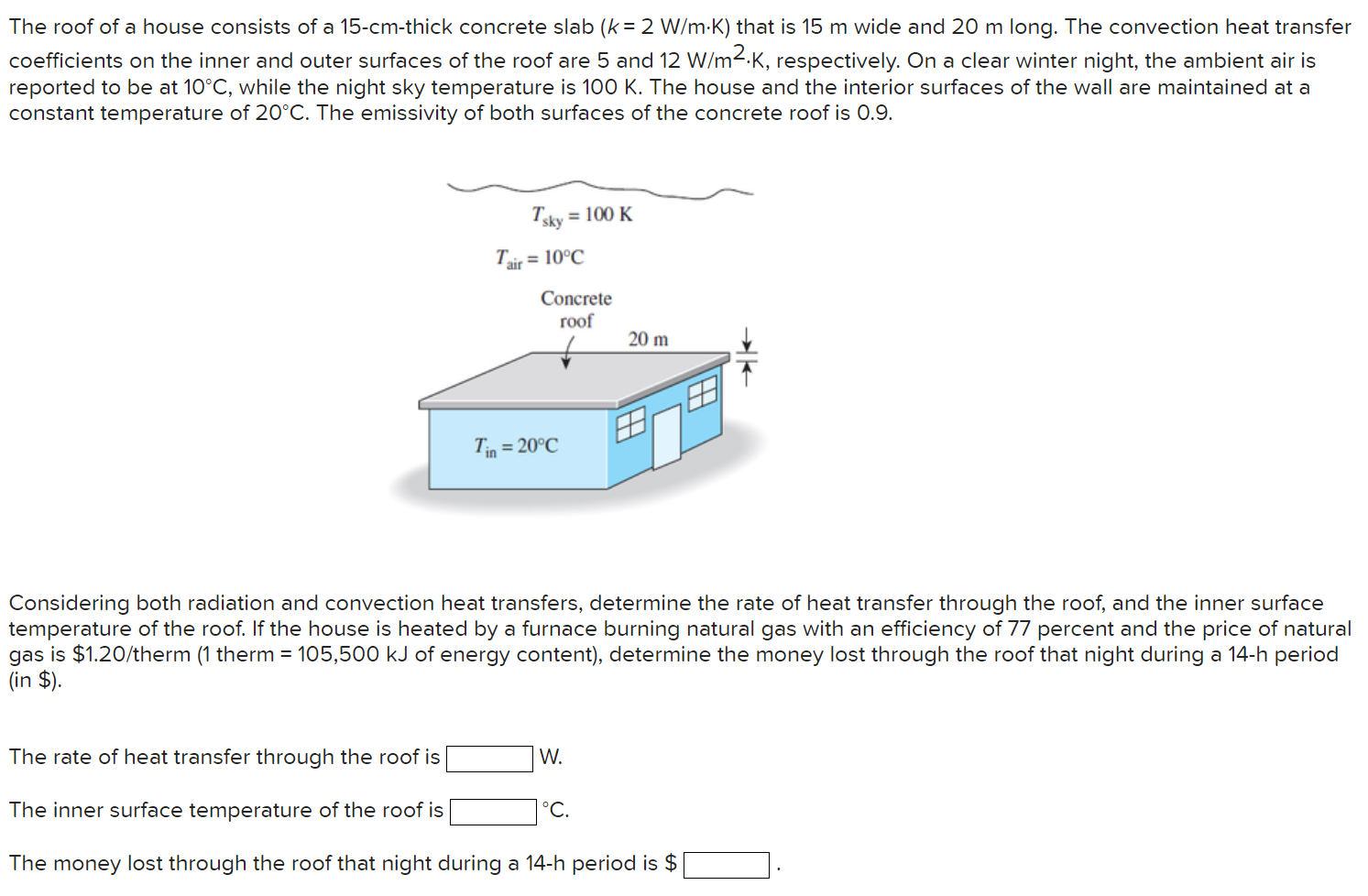 Solved The roof of a house consists of a 15−cmthick