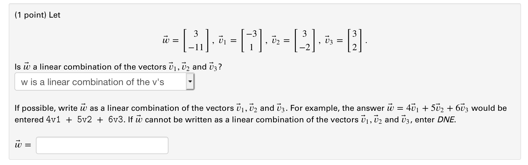 Solved 1 Point Let U 1 0 1 Oz 2 Is Chegg Com