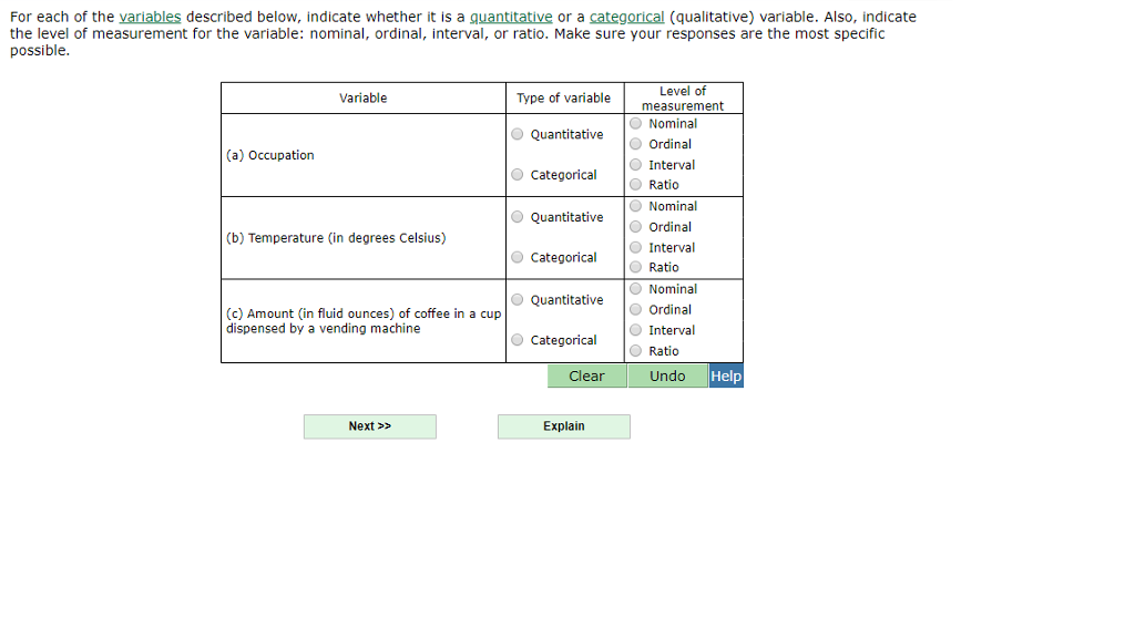 Nominal Ordinal Interval Ratio - PPT - Math 2260 Introduction To ...