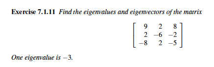 eigenvalues eigenvectors eigenvalue