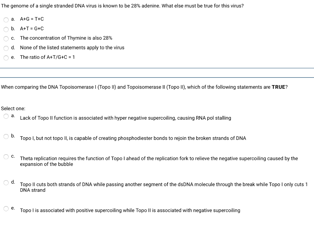 The Genome Of A Single Stranded Dna Virus Is Known To Chegg Com