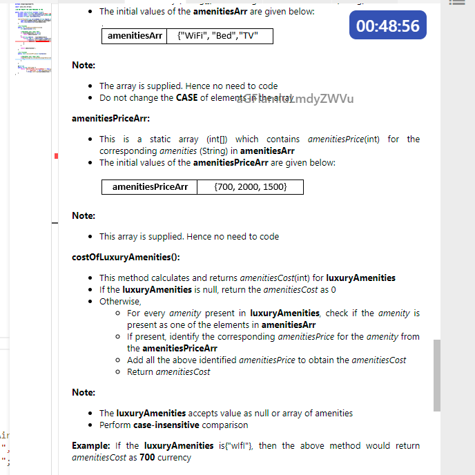 Solved !! Question 2: Object Oriented Programming: 00:49:32 | Chegg.com