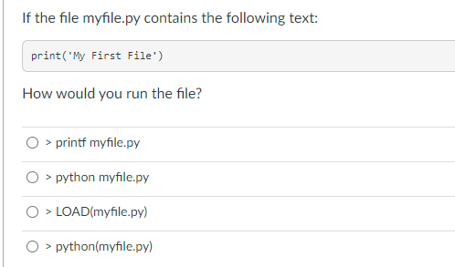 In python, a single equals sign 