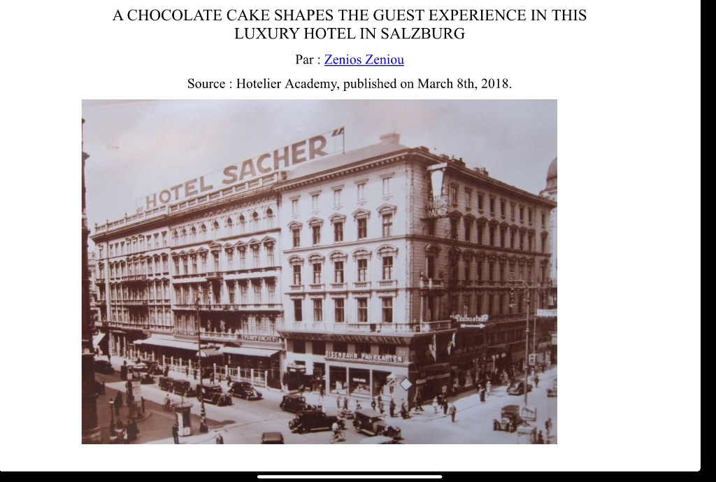 Salzburg, Austria : Sacher cafe – Call Me Mochelle