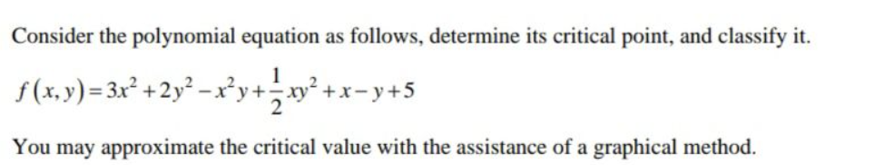 Solved Consider the polynomial equation as follows, | Chegg.com