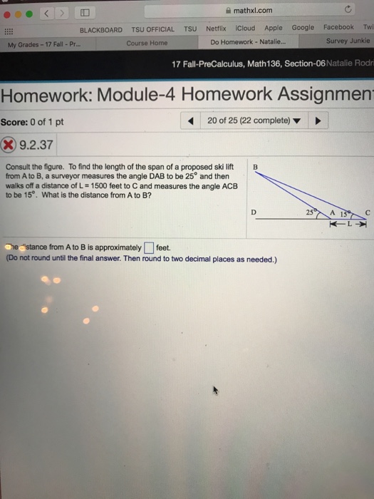 Solved BLACKBOARD TSU OFFICIAL TSU Netflix iCloud