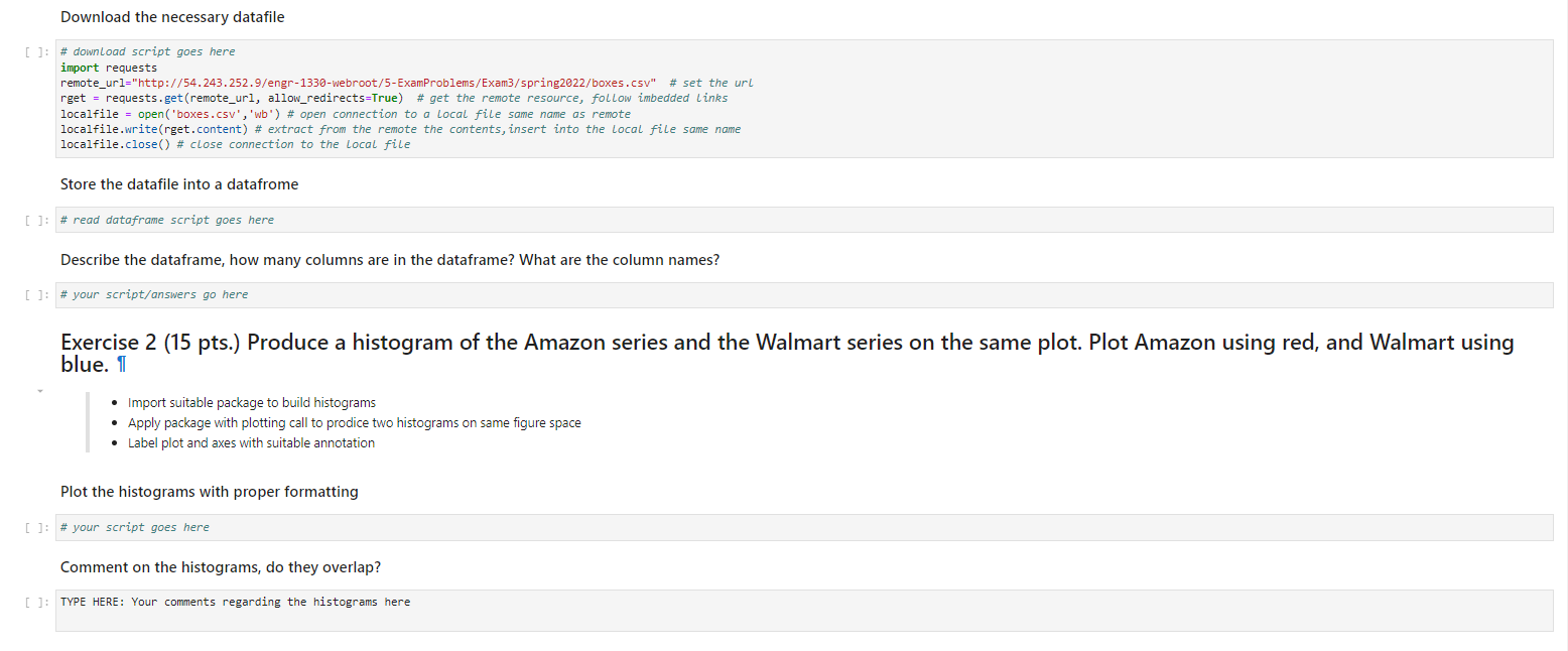 Download the necessary datafile download chegg