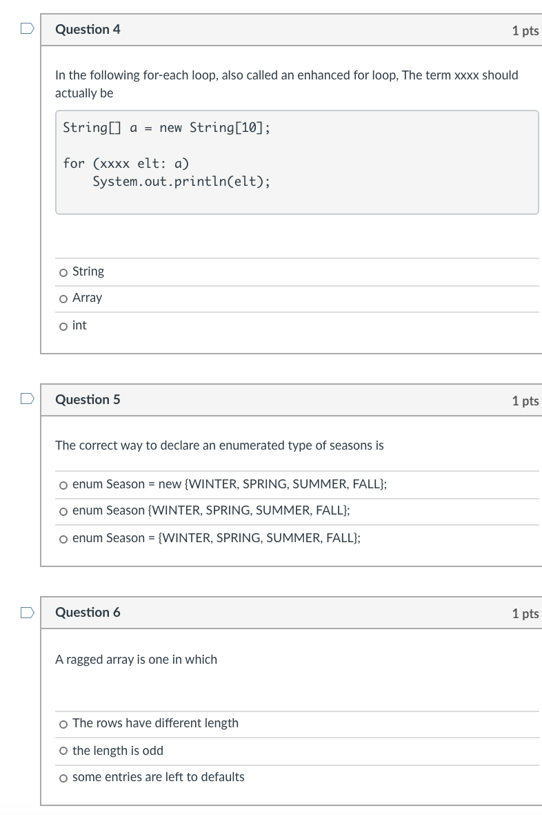 Solved Question 1 If ArrayA And ArrayB Are Integer Arrays, | Chegg.com