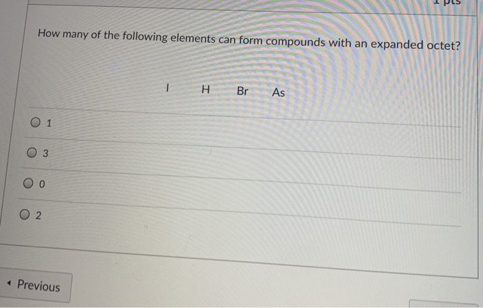 Solved: How Many Of The Following Elements Can Form Compou... | Chegg.com