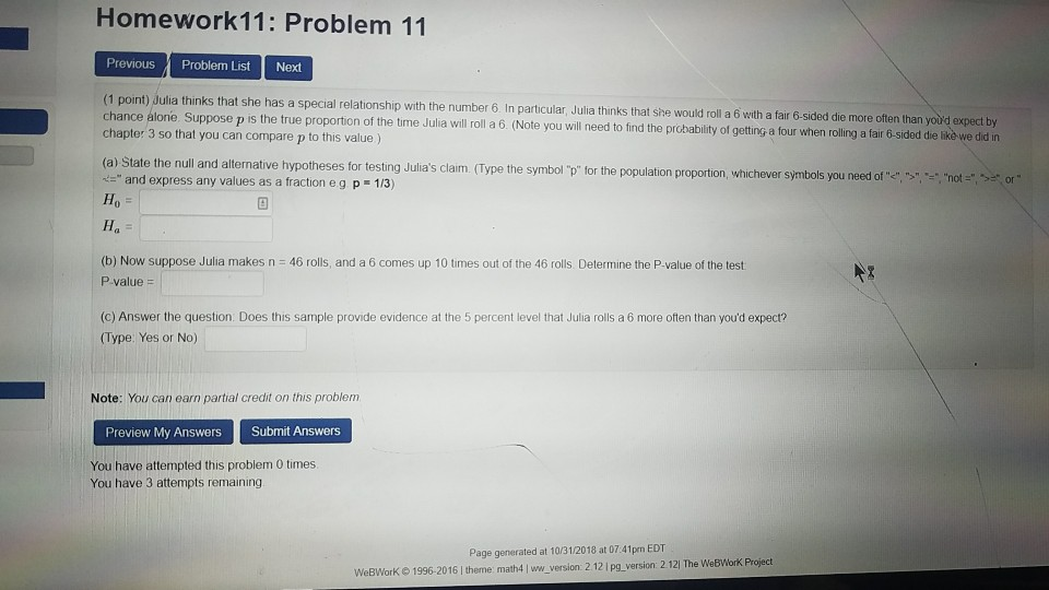 Solved Homework11: Problem 11 Previous Problem List Next (1 | Chegg.com