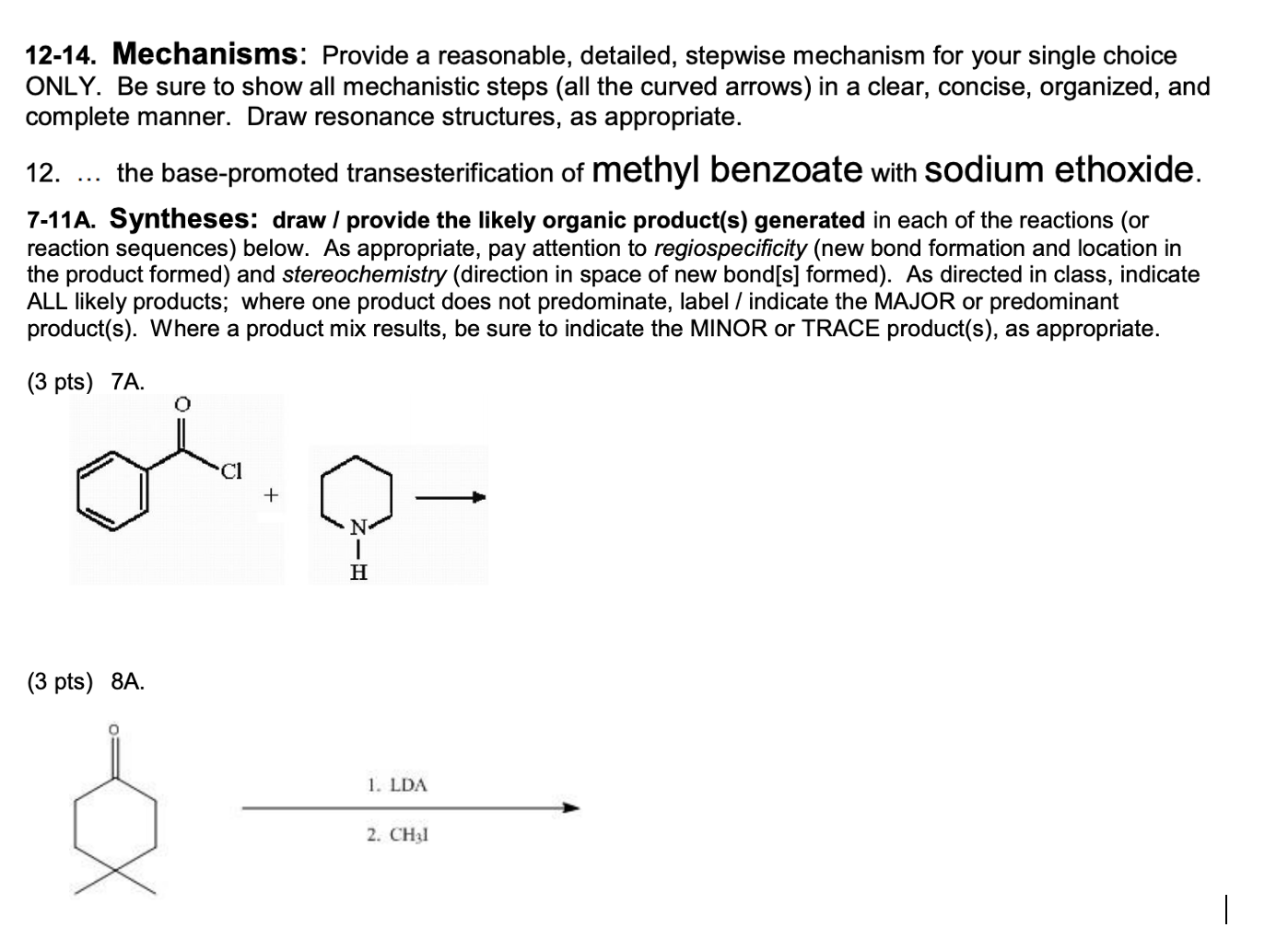 Solved 12-14. Mechanisms: Provide a reasonable, detailed, | Chegg.com